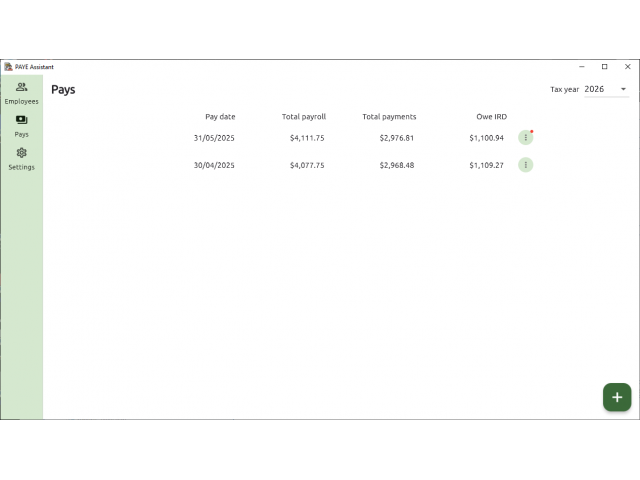 PAYE Assistant