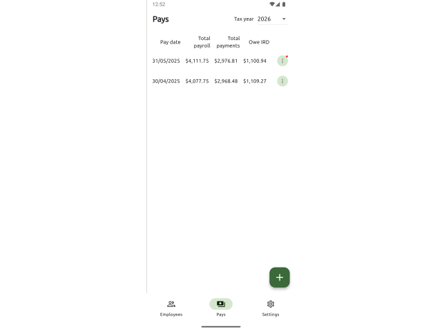 PAYE Assistant